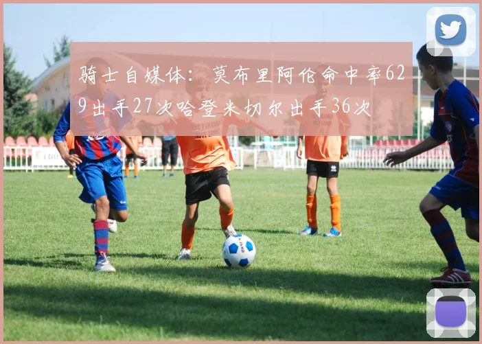 骑士自媒体：莫布里阿伦命中率629出手27次哈登米切尔出手36次